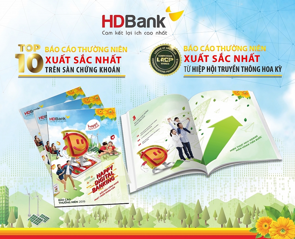 Tin vui: Báo cáo thường niên của HD Bank đạt giải thưởng quốc tế